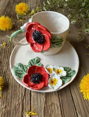 Gelincik Kahve Mug Set