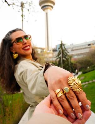 Silver Ring with Kyanite Stone