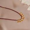 Pırlantalı Garnet Taşlı 14K Altın Kolye