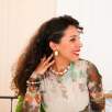 Silver Earring with Baroque Pearl and Agate