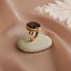 14K Gold Ring with Labradorite Stone