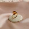 14K Gold Ring with Citrine Stone