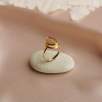 14K Gold Ring with Rutilated Quartz