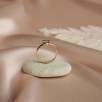 14K Gold Ring with Quartz Stone