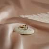 14K Gold Ring with Quartz Stone