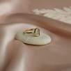 14K Gold Ring with Quartz Stone