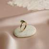 14K Gold Ring with Emerald Stone