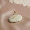 14K Gold Ring with Quartz Stone