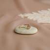 14K Gold Ring with Quartz Stone