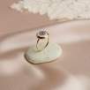 14K Gold Ring with Evil Eye