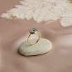 14K Gold Ring with Blue Evil Eye