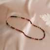 14K Gold Necklace with Tourmaline Stone