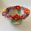 Middle Size Bowl with Mixed Flowers