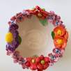 Middle Size Bowl with Mixed Flowers