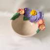 Small Bowl with Purple Flower